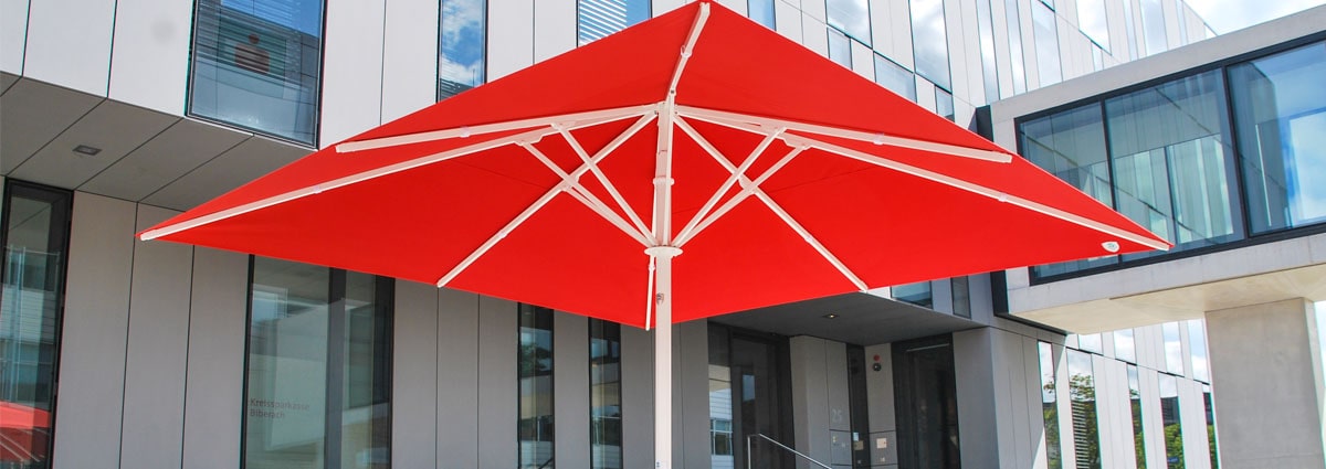 Sonnenschirm Sparkasse Biberach
